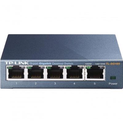 Switch 5 Portas Gigabit Tl-sg105 Smb