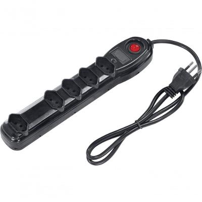 Filtro De Linha 5 Tomadas Pp 0,75mm Comprimento 1mt