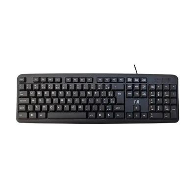 Teclado Fio Design Slim Usb 150cm Preto