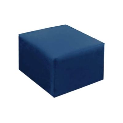 Puff Ternura Veludo - Shop Das Cabeceiras Azul