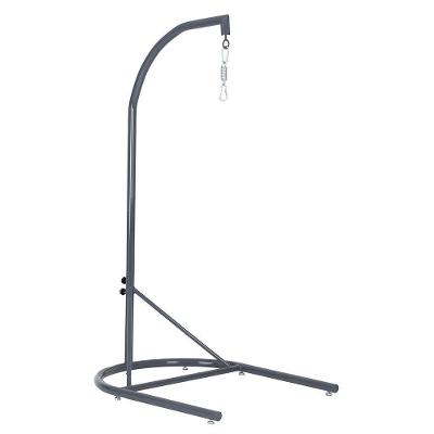 Suporte Para Balanço Suspenso C/ Pintura Para Jardim Varanda Cinza