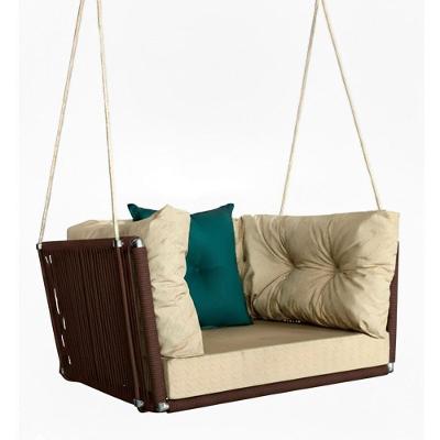 Balanço Dinamarca Para Jardim E área Externa Trama Original Marrom