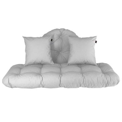 Almofadas Impermeável Cadeira De Balanço Suspenso Ninho Branco Couro Náutico