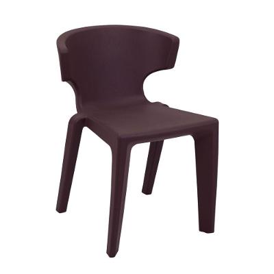 Cadeira Tramontina Marilyn Em Polietileno Marrom Café