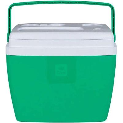 Caixa Térmica Cooler 36 Litros Hortelã Com Alça Bel Verde