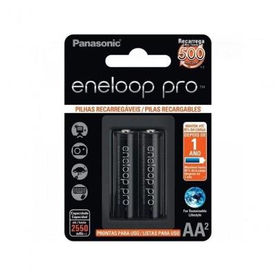 Panasonic Pilha Recarregável Eneloop Pro Aa C- 2