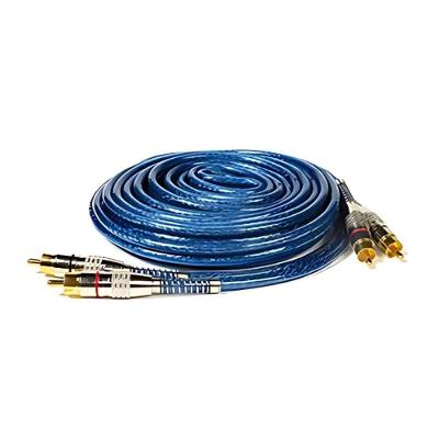Cabo Rca 2x2 Nwt Profissional Blindado Azul 5m