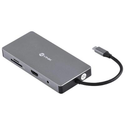 Hub Usb Tipo C 10em1 - 3usb3.0 + Sd-tf + Hdmi - Hc-10