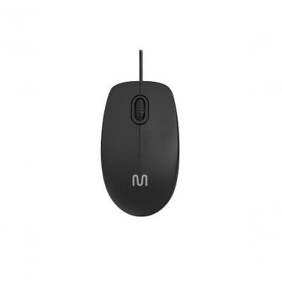 Mouse Com Fio Mf400 Silencioso Usb 1200dpi Preto Mo386