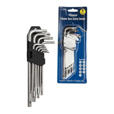 Jogo Chaves Torx Longa C- 9 Peças