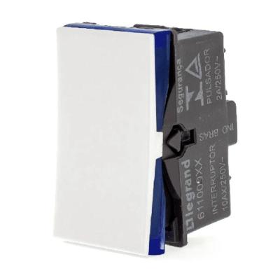 Interruptor Simples 10a 250v Bornes Parafuso 1m Branca