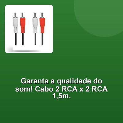 Cabo 2 Rca X2 Rca 1,5 Metros