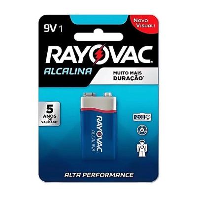 Bateria Alcalina Rayovac 9v C- 1 Unid.