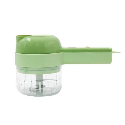 Cortador Triturador Elétrico Vegetais E Carnes Usb Verde