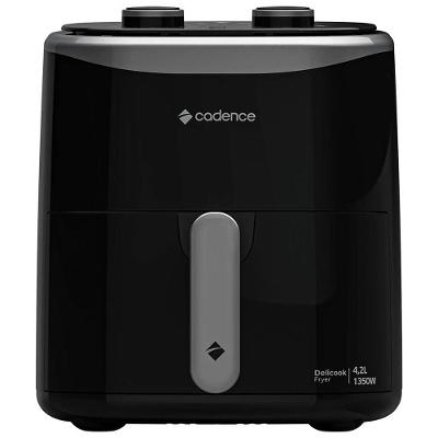 Fritadeira Air Fryer Cadence FRT420 4.2L 1350W Preto 220V