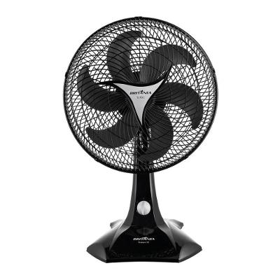 Ventilador Britania Protect 30cm 6 Pas Preto 110v