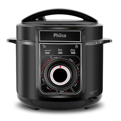 Panela de Pressão Elétrica Philco PPP02PI 5L Antiaderente com Função Manter Aquecido Preto 110V