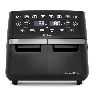 Fritadeira Air Fryer Philco PAF14A 14L 2000W Digital com Timer e Programas 110V