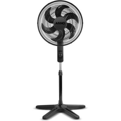 Ventilador de Coluna Arno 140W 40cm 6 Pás 3 Velocidades Preto Essential 220V