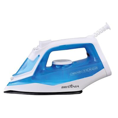 Ferro de Passar a Vapor Britânia BFV202AZ Base Antiaderente Azul 1250W 220V