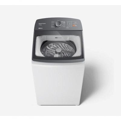 Máquina De Lavar 14kg Brastemp Br Com Smart Sensor E Design Compacto - BWF14AB Cinza E Branco 110V