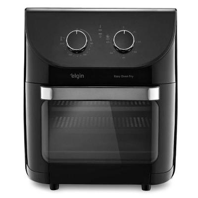 Fritadeira Elétrica E Forno Air Fryer Easy Oven Elgin Preto 110V