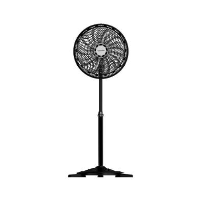 Ventilador Oscilante De Coluna Ventisol Turbo 10 Pás 40cm Preto/cinza 220V