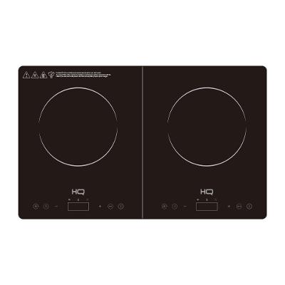 Cooktop de Indução Portátil HQ-IDS3502 2 Bocas Vitrocerâmico com Timer Preto 220V