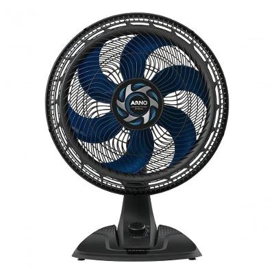 Ventilador Arno Silencioso 40cm 6 Pás 40 Cm 1000 Preto Azul Plástico 6 110V