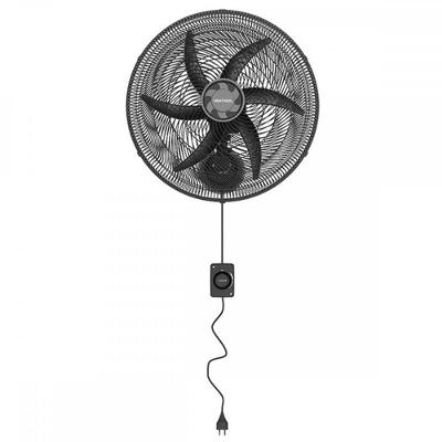 Ventilador Osc Parede Monta Facil 50cm 6P Preto Premium Ventisol 220V