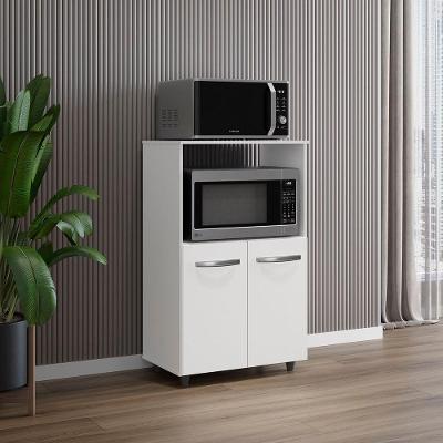 Armário Multiuso Nésia 2 Portas Cozinha Mb1 Cor Branco Pc