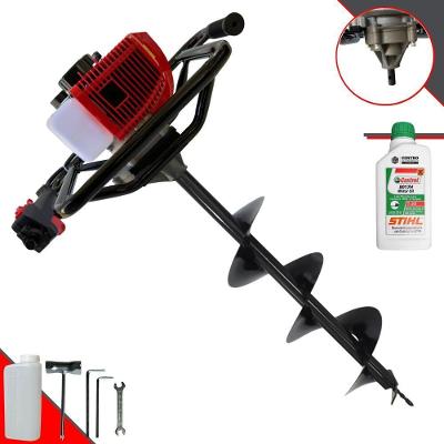 Perfurador Trado Gs520b 52cc + Broca 80x20cm + óleo Stihl