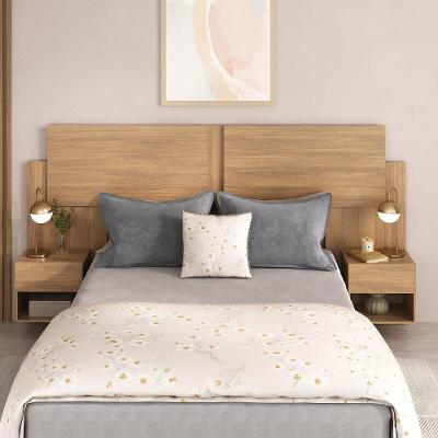 Cabeceira Casal/queen Com 2 Mesas De Cabeceira 232cm Multimóveis Mpf4317 Madeirado