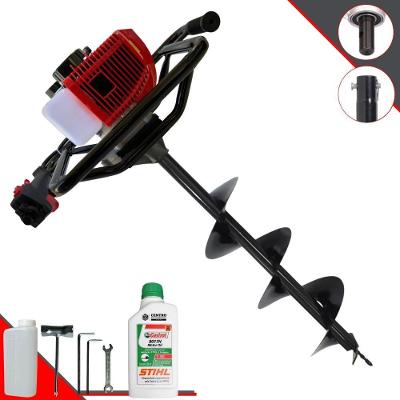 Perfurador Anmax Gs520b 52cc + Broca 80x20 + óleo Stihl