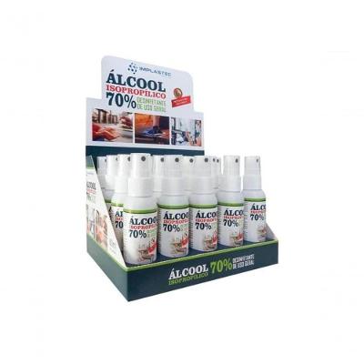 Álcool Isopropílico 70% 60ml Pump Cx /20