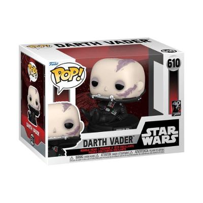 Boneco Funko Pop! Star Wars - O Retorno De Jedi 40 Anos - Darth Vader Sem Máscara