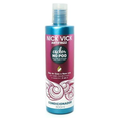 Condicionador Cachos No Poo Nick Vick Antifrizz 300ml