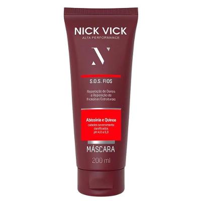 Mascara Sos Fios Nick Vick Alta Performance 200g