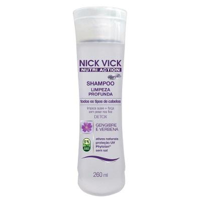 Shampoo Limpeza Profunda Nick Vick Nutri Action 260ml