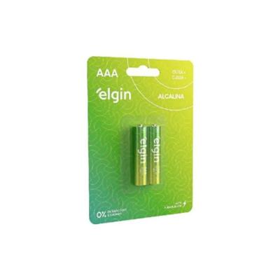 Pilha Alcalina Aaa 1,5v Blister 2 Pilhas Elgin