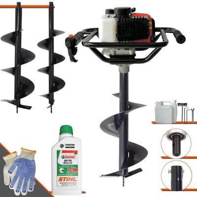 Perfurador Vps-52 + Brocas 80x20 80x25 80x30 + óleo Stihl