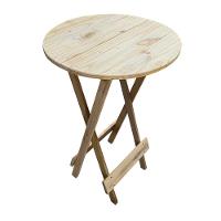 Mesa Bistrô De Madeira Dobrável Para Bar - Sem Pintura / Crua - 5
