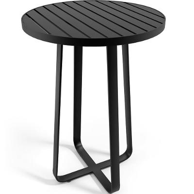 Mesa Bistrô Alta Para Área Gourmet Alumínio 105Cm D04 Preto