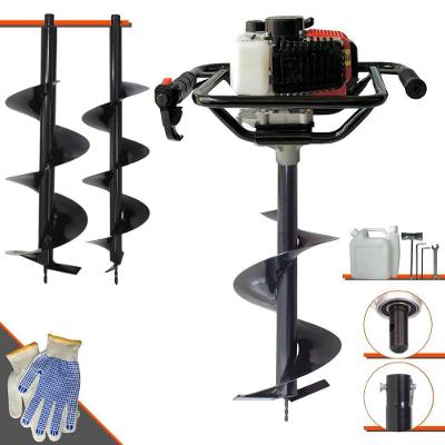 Perfurador Trado Motorizado Vant + Brocas 20, 25 E 30cm