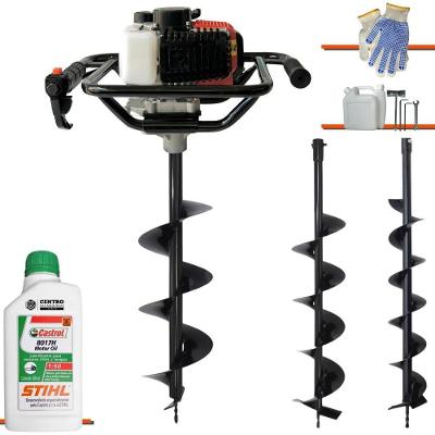 Perfurador Vps-52 + Brocas 80x10 80x15 80x20 + óleo Stihl