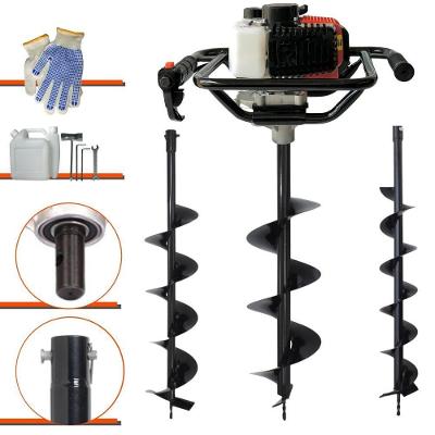 Perfurador Trado Motorizado Vant + Brocas 10, 15 E 20cm