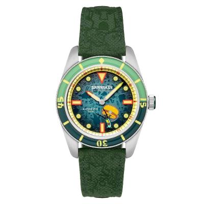 Relógio Spinnaker Fleuss Bob Esponja Plankton Green Frenemies Limited Edition Sp-5160-02