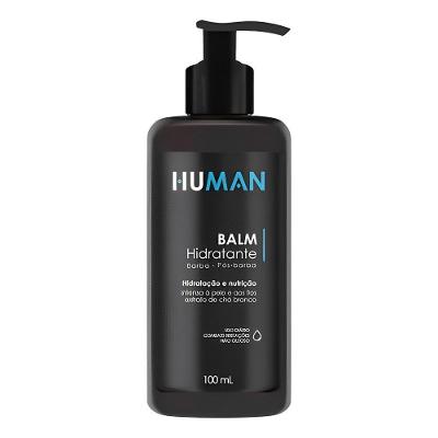 Kit Shampoo 3×1 E Creme Balm Pós Barba Com Pomada Modeladora Matte Seco Forte Human 50g
