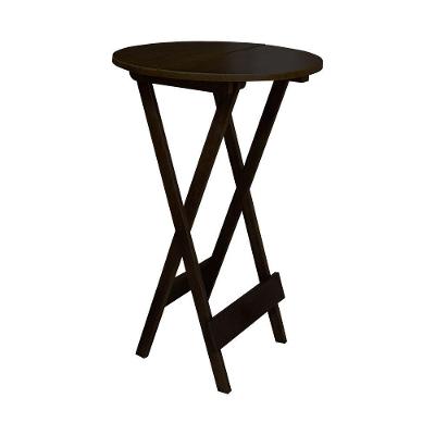 Mesa De Madeira Bistrô Marrom - Marrom