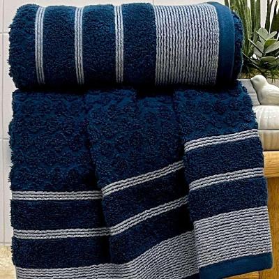 Toalha Banhão Treviso Fio Penteado 80x150 Marinho